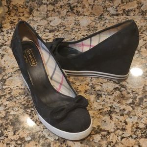 Coach wedged sneakers